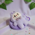 labubu doll keychain bag