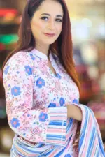 white batik viscose shalwar suit