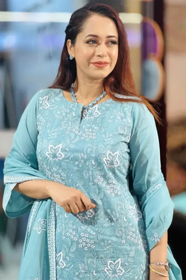 spring cotton machine embroidered shalwar suit