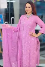 lavender fancy boutique salwar suit