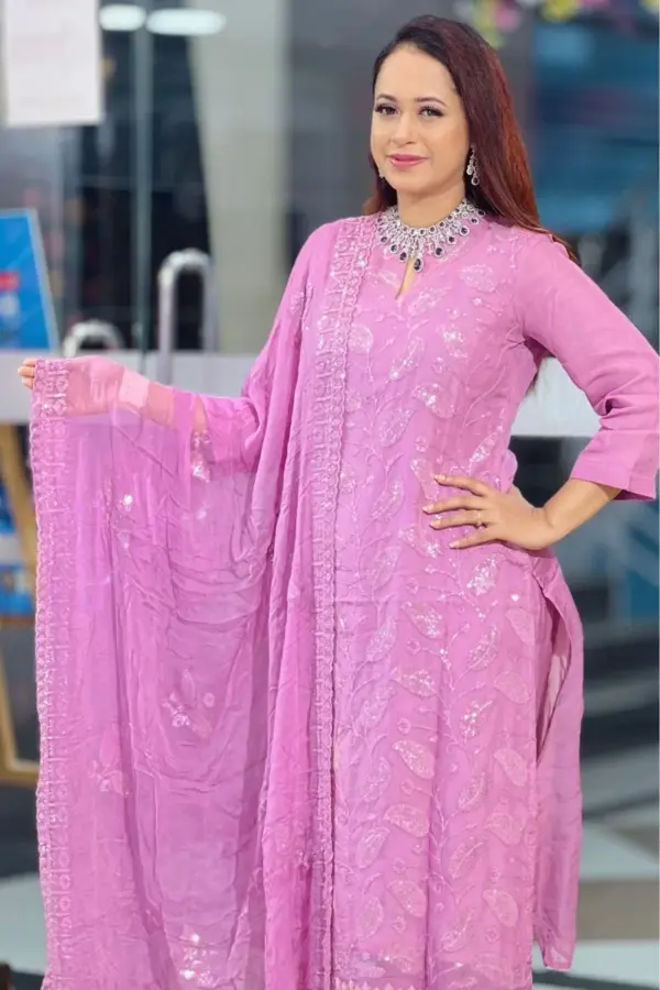 lavender fancy boutique salwar suit