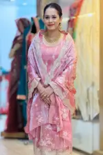 mauve fancy boutique salwar suit