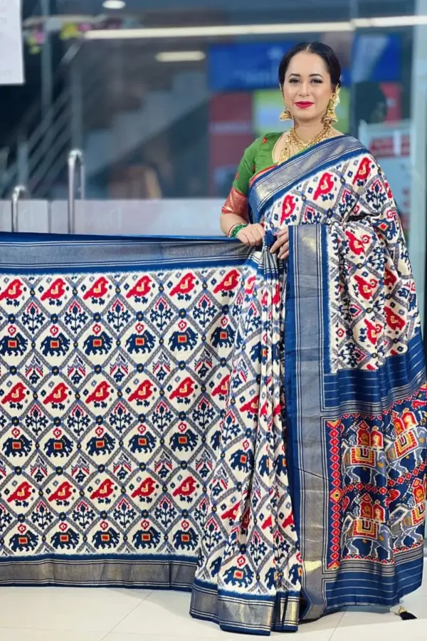 ikkat patola silk saree 3