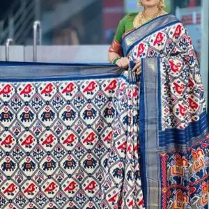 ikkat patola silk saree 3