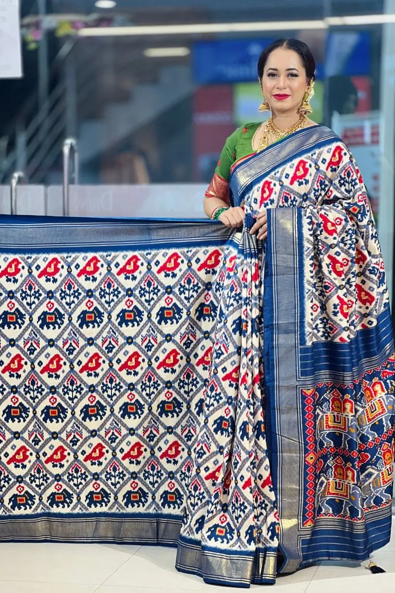 ikkat patola silk saree 3 ikkat patola silk saree 3