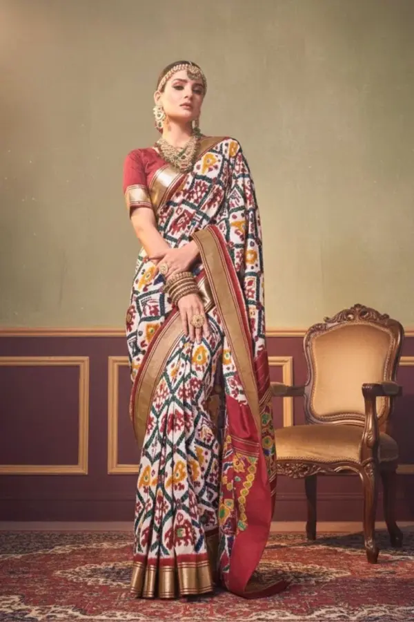 ikkat patola silk saree 4
