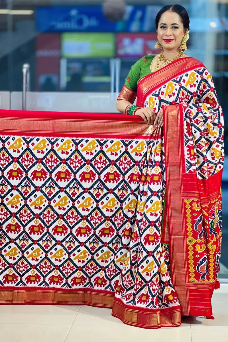 ikkat patola silk saree 4 ikkat patola silk saree 4