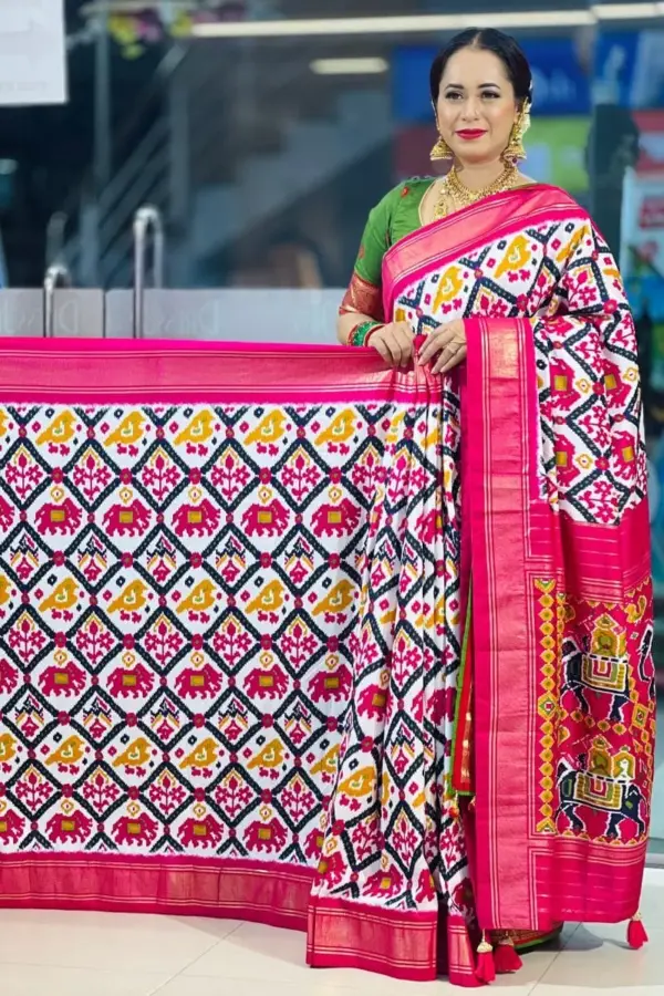 ikkat patola silk saree 6