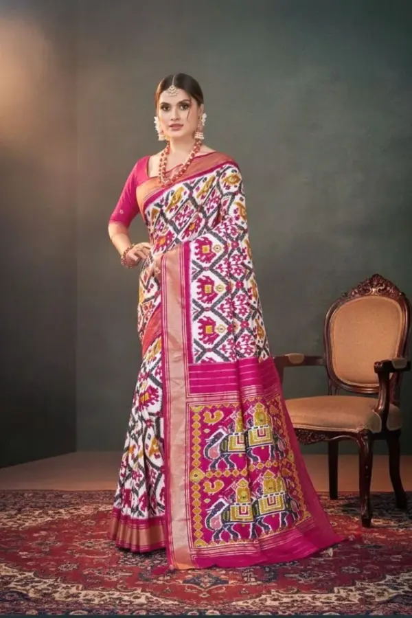 ikkat patola silk saree 6