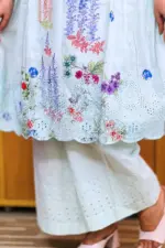 pure cotton with chikankari lawn salwar suit