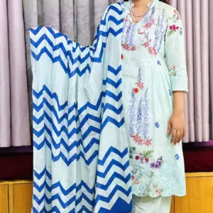 pure cotton with chikankari lawn salwar suit