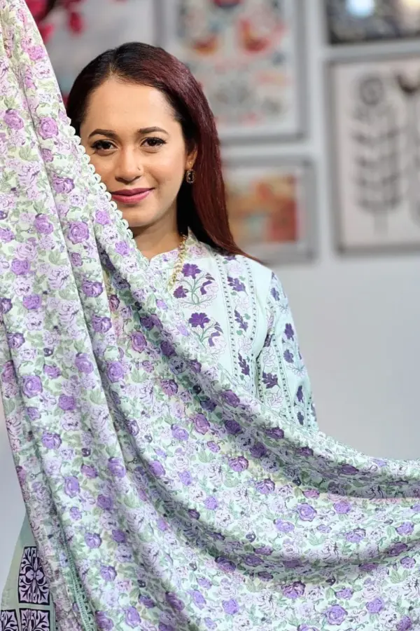 mint color viscos shalwar suit