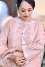 spring cotton machine embroidered shalwar suit