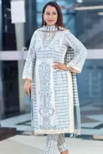 ash screen printed viscose shalwar suit