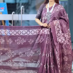 mom batik saree 12
