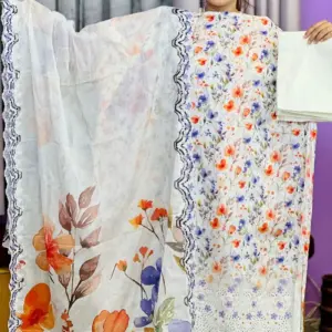 spring cotton machine embroidered salwar suit 1