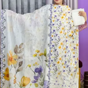 spring cotton machine embroidered salwar suit – 2