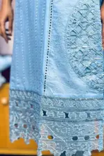 spring cotton machine embroidered stitched shalwar suit