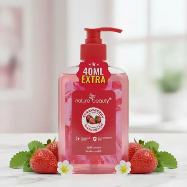 nature beauty strawberry hand wash 200ml