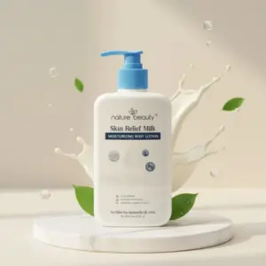 nature beauty skin relief milk moisturizer lotion 200ml