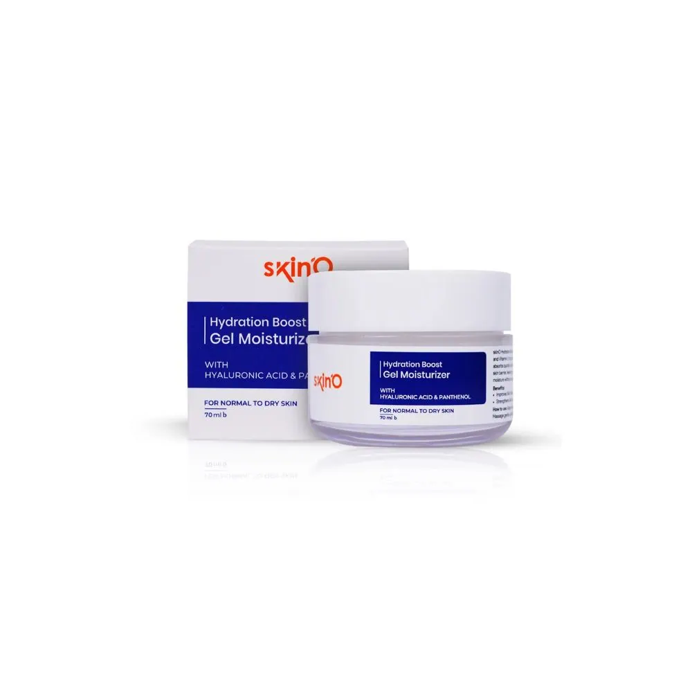 skin'o hydration boost gel moisturizer with hyaluronic acid & panthenol 70ml skin'o hydration boost gel moisturizer with hyaluronic acid & panthenol 70ml