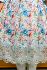 spring cotton machine embroidered with sequin shalwar suit