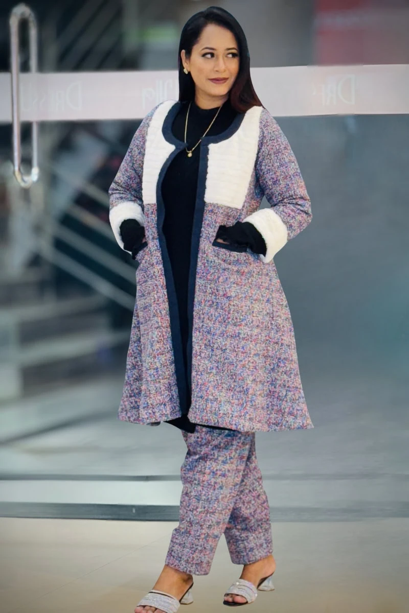 multi color "hread separation buta pattern variaion coat multi color "hread separation buta pattern variaion coat