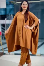 mustard color vangchur co ords