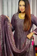 shimmer silk fancy boutique salwar suit