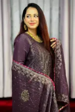 shimmer silk fancy boutique salwar suit