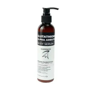 guerniss raw glutathione alpha arbutin body serum 240ml