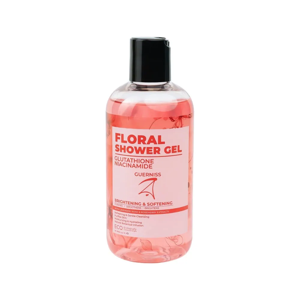 guerniss raw glutathione niacinamide shower gel (floral) 250ml guerniss raw glutathione niacinamide shower gel (floral) 250ml