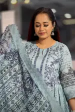 spring cotton machine embroidered salwar suit