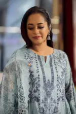 spring cotton machine embroidered salwar suit