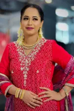 chundri silk salwar suit