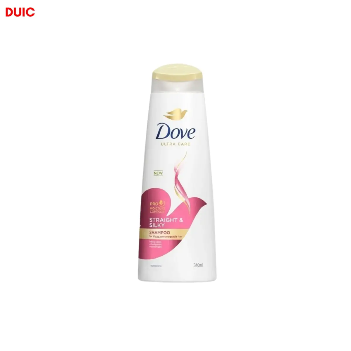 dove ultra care straight & silky shampoo 330ml