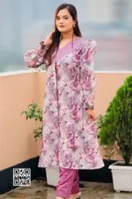 deep purple colour jimmy choo & satin fabric shrug set
