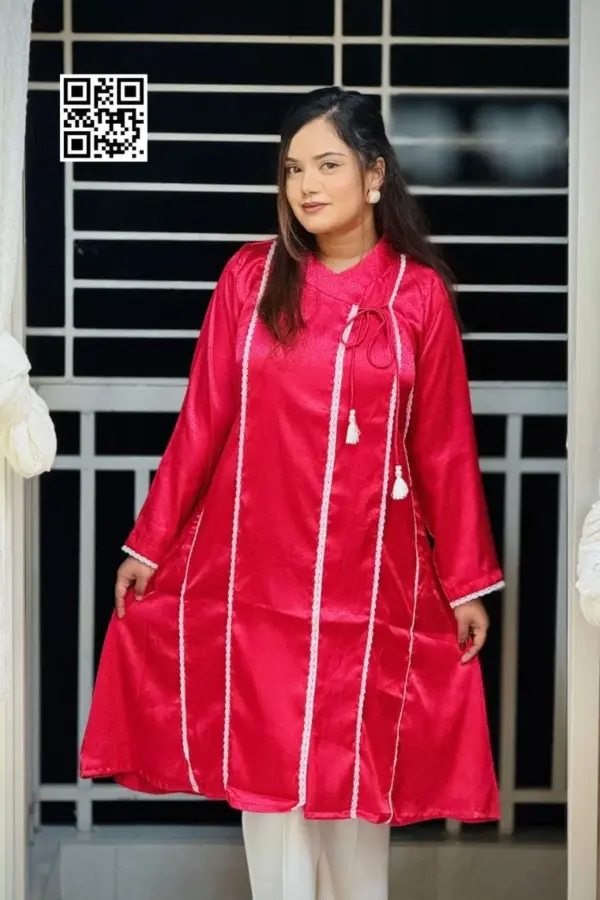 megenda color georgette tops