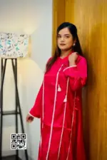megenda color georgette tops