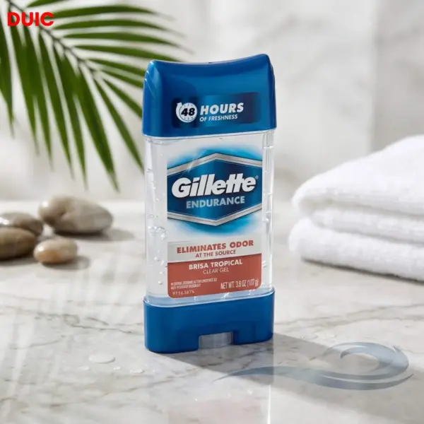 gillette endurance brisa tropical anti perspirant 107g