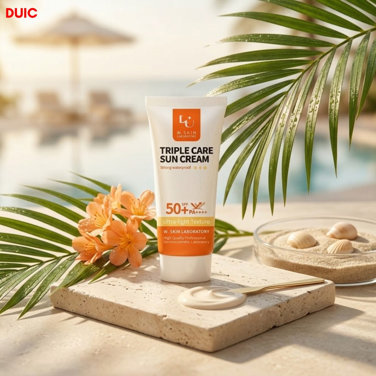 w.skin laboratory triple care sun cream 60ml