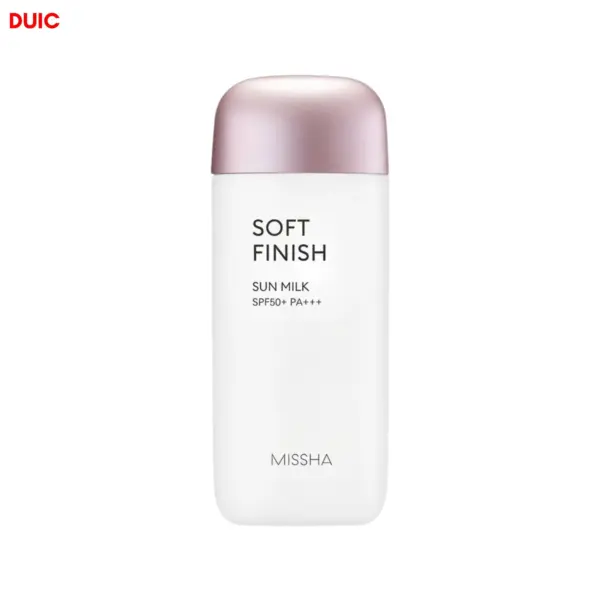 missha soft finish sun milk sunscreen spf50+ pa+++ 70ml