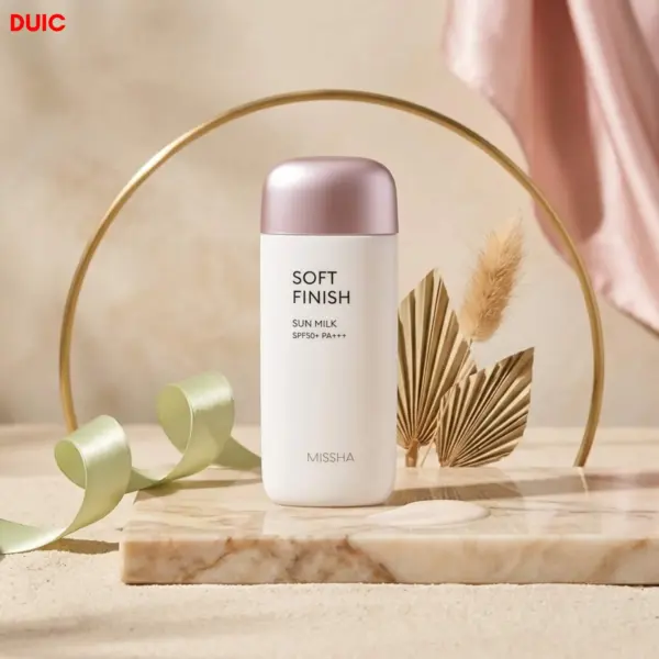 missha soft finish sun milk sunscreen spf50+ pa+++ 70ml