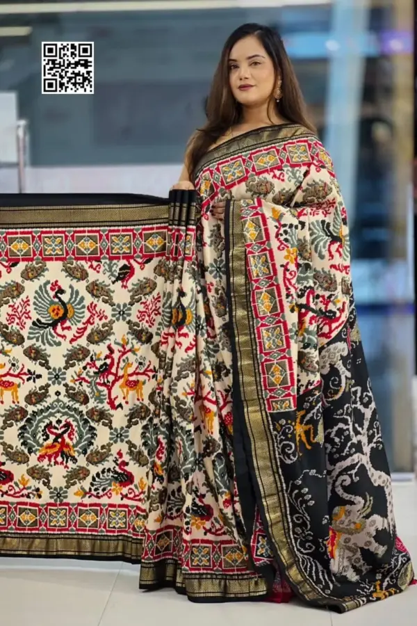 ikkat patola silk saree 9