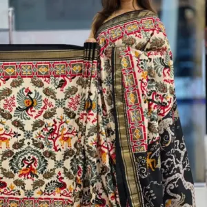 ikkat patola silk saree 9