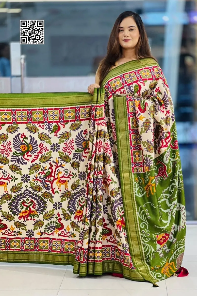 ikkat patola silk saree 10 ikkat patola silk saree 10