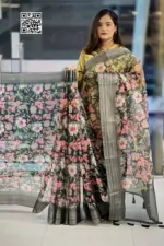 organza silk saree 1