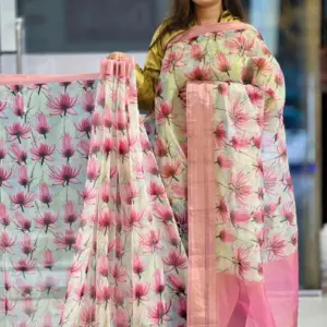 organza silk saree – 5