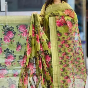organza silk saree – 4