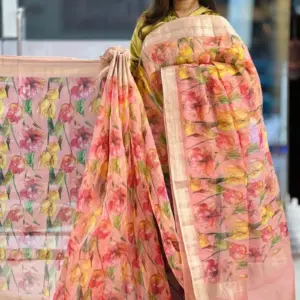 organza silk saree – 5